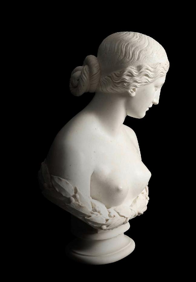 A fost confundată cu un ornament de grădină timp de 70 de ani. Dar s-a dovedit a fi o sculptură rară de marmură, din 1854 1110146