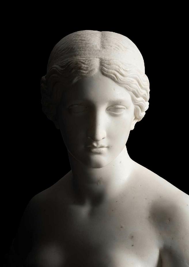A fost confundată cu un ornament de grădină timp de 70 de ani. Dar s-a dovedit a fi o sculptură rară de marmură, din 1854 1110147