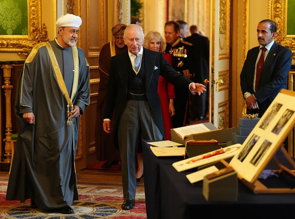 Imagini spectaculoase. Regele Charles a organizat un banchet fastuos pentru sultanul Omanului la Castelul Windsor și a vorbit în arabă 1112857