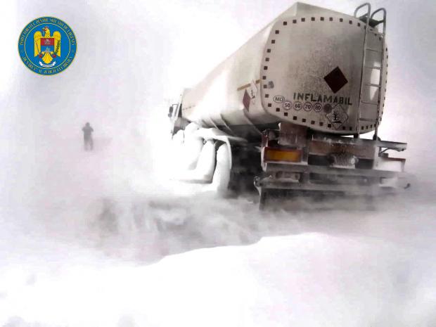 Județul Brăila s-a aflat sub un cod roșu de viscol și ninsori puternice