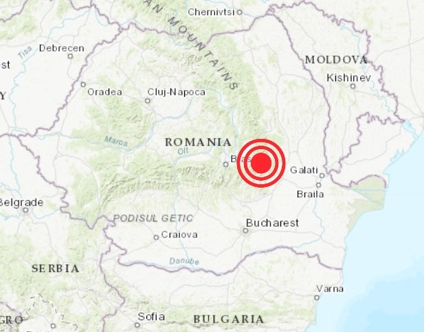 Cutremur puternic resimțit și în București pe 8 martie 2020