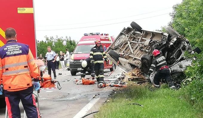 Accident cu trei morți în satul Văceni din Teleorman