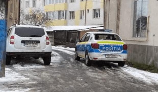 Maşina de Poliţie atacată în Ponorâta, Maramureş