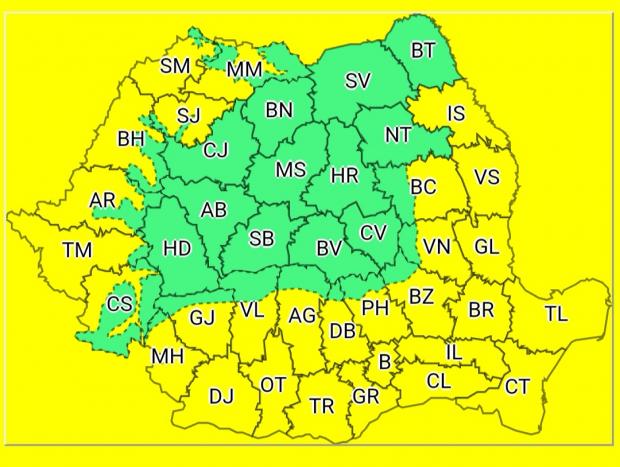 Avertizare meteo de vreme severă de la ANM. Meteorologii anunţă temperaturi de până la 37 de grade Celsius