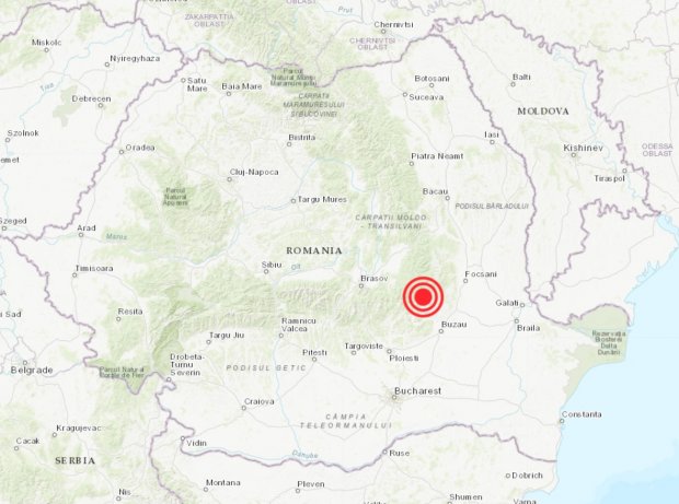 Cutremur puternic în România. Seismul a fost resimţit şi în Bucureşti