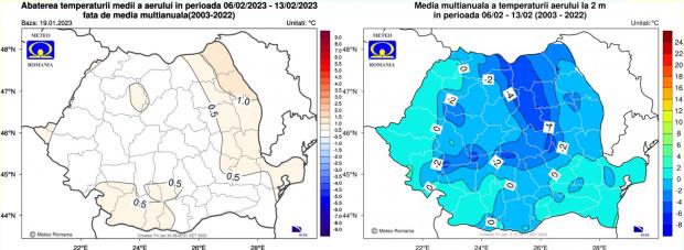 Prognoza meteo pentru săptămâna 6 - 13 februarie 2023