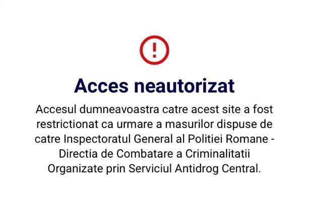 Poliţiştii români au închis zeci de site-uri de pe care tinerii îşi comandau droguri online