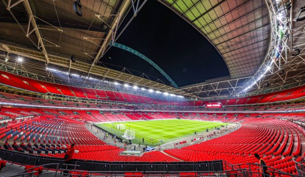 Cele mai căutate stadioane pe Google Maps în 2023. Wembley Stadium, London, United Kingdom