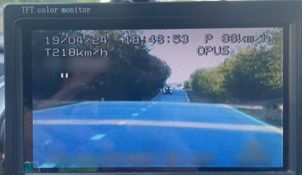 Record de viteză pe un drum național. Cu cât a fost prins la bord un şofer pe DN 55