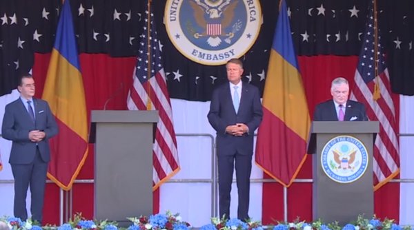  Ziua Independenței Americii, sărbătorită în avans la București. Ambasadorul Zuckerman: ”Cred în măreția României”. Iohannis: ”România, aliat strategic al SUA”