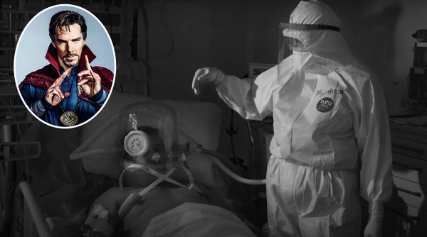 Actorul Benedict Cumberbatch, alături de artişti români, prezintă în proiecţii uriaşe lupta medicilor români cu virusul ucigaş