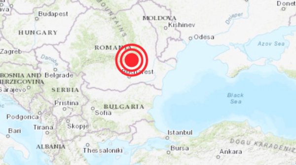 Cutremur de mare adâncime în Vrancea. Seismul s-a simțit în mai multe orașe din țară