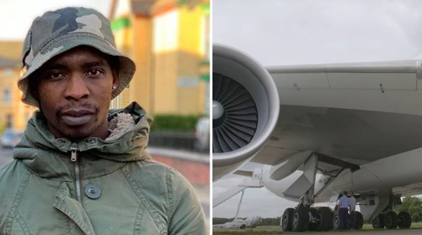 Un bărbat a zburat 9.000 de kilometri, agățat de roata avionului şi a supravieţuit