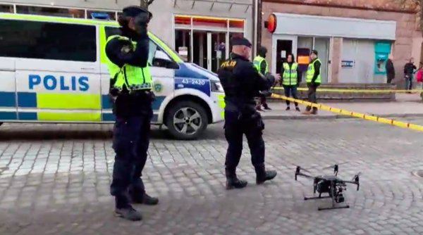 Opt persoane au fost înjunghiate în Suedia într-un presupus atac terorist