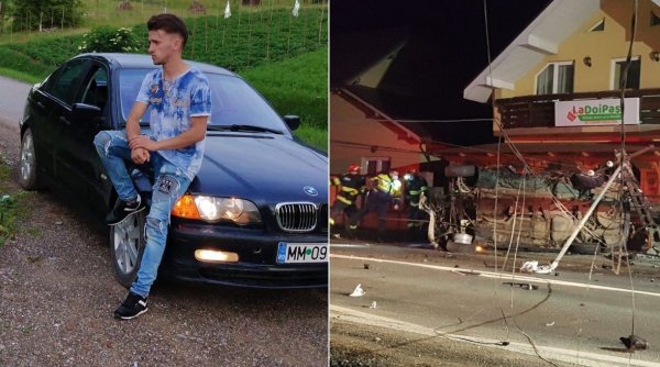 El este tânărul şofer începător care a murit pe loc în urma cumplitului accident din Berbeşti | VIDEO