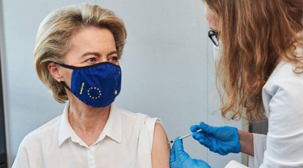 Ursula von der Leyen s-a vaccinat anti-COVID: 