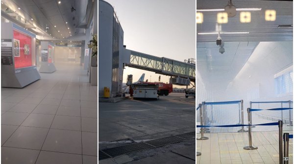 Incendiu la aeroportul Henri Coandă din cauza unui panou electric