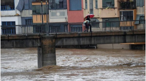 O furtună a făcut ravagii în Madrid: Cod galben de precipitaţii şi furtuni în Spania