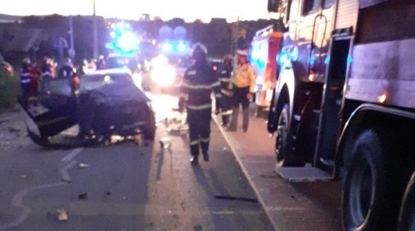 Accident grav în Tureni, Cluj. Un bărbat a murit pe loc, în urma coliziunii dintre două autoturisme