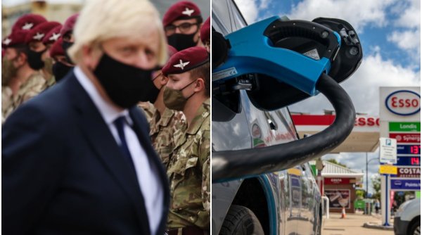 Măsuri extreme în Marea Britanie: Armata va livra benzină începând de luni