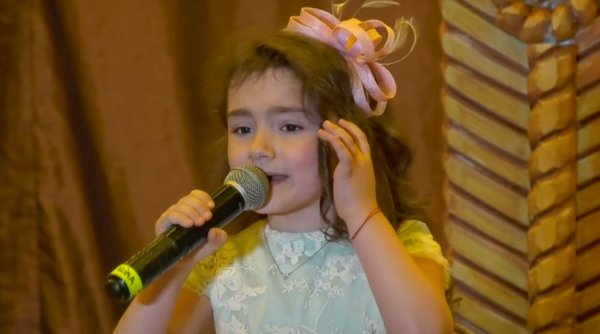 Iarina Maria Popescu, fetița de 8 ani care a reprezentat România la Sanremo: ”La prima repetiție cu orchestra am avut emoții”