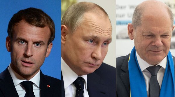 Vladimir Putin i-a avertizat direct pe Emmanuel Macron și Olaf Scholz | Ce vrea liderul rus pentru a debloca porturile ucrainene