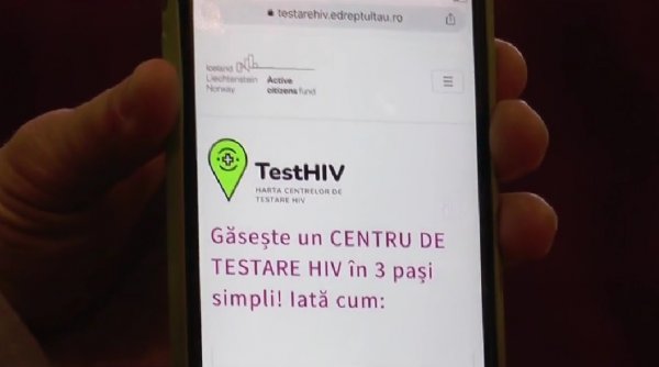 Prima aplicaţie din România pentru testarea HIV