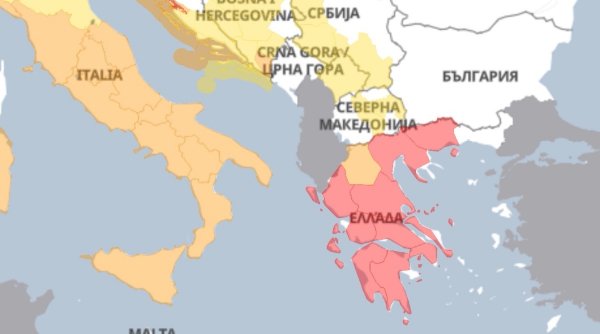 Ciclon în Marea Mediterană! Cod roşu de ploi și vijelii puternice în Grecia, cod portocaliu în Italia