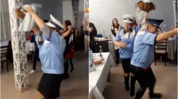 Cele două infirmiere, care au dansat ”găina” îmbrăcate în polițiste, nu vor să spună cine le-a dat uniformele