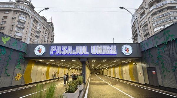 Restricții de circulație în Pasajul Unirii din București până pe 8 decembrie
