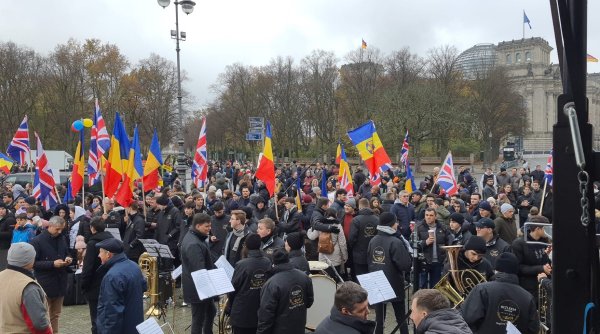 Mii de români din diaspora, adunați la Berlin, pentru a susține familia Furdui ai cărei copii au fost luați de autorități