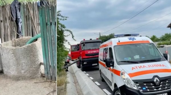 O femeie din Vaslui a fost salvată de un pompier după ce a căzut într-o fântână adâncă de 18 metri