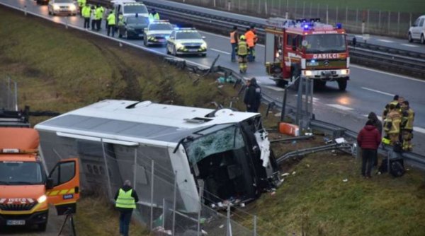 Mărturia unui român scăpat cu viață din accidentul cu autocar din Slovenia. 