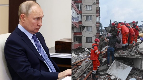 Vladimir Putin se oferă să ajute Turcia și Siria după cutremur: 