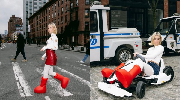 Trend viral în materie de modă: cizmele roşii uriaşe | Ce au atât de special și cât costă o pereche