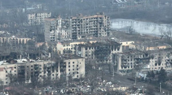 A fost cândva... Bahmut | Primele imagini cu oraşul distrus în totalitate de ruşi