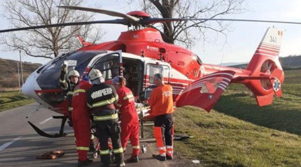Bărbat în stare gravă, intoxicat cu etilenglicol, adus în țară cu elicopterul SMURD, din Bulgaria