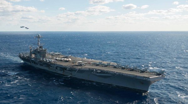Administraţia SUA prelungeşte misiunea unui portavion în Mediterană, ca reacţie la atacuri în Siria