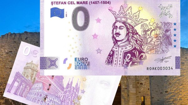 Cum arata bancnota euro suvenir cu Ștefan cel Mare și de unde se poate cumpăra