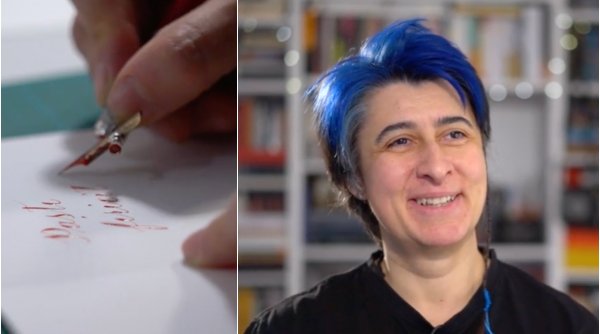 Cum sunt create cele mai frumoase felicitări de Paște, scrise de mână