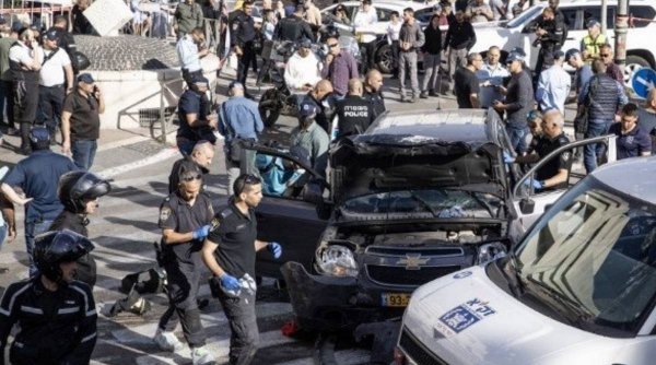 Atac terorist cu vehicul în Ierusalim. Mai multe persoane au fost rănite