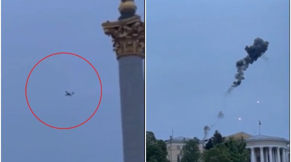 O dronă militară rusă ar fi fost doborâtă deasupra palatului prezidenţial din Kiev | Alertă în capitala Ucrainei