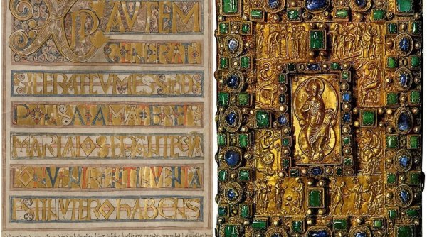 Celebrul manuscris Codex Aureus, scris cu cerneală de aur și aflat într-o bibliotecă din Ardeal, inclus pe lista UNESCO