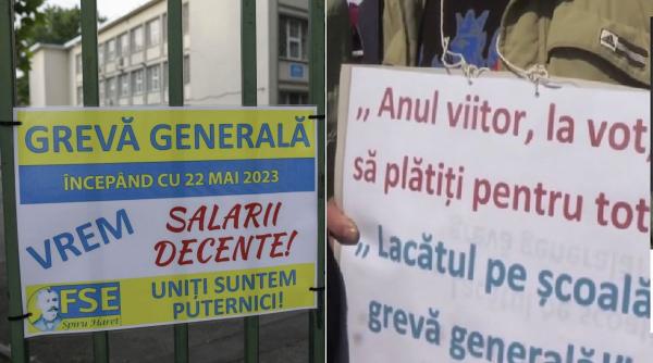 greva generala profesori protest sindicalisti respins 1000 lei guvern