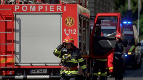 Incendiu în gara Brașov! O locomotivă cu abur a luat foc