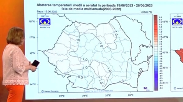 Hărţile meteo pentru România. ANM anunţă un val de aer tropical | Cum arată prognoza meteo pentru următoarele trei săptămâni