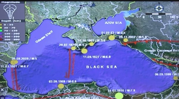 Legătura dintre cutremurul din Marea Neagră şi zona seismică Vrancea. Cum este afectată România