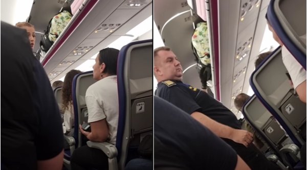 Pățania unei românce după o ceartă cu o stewardesă, în avion: 