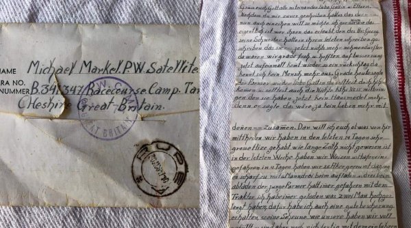 O scrisoare a ajuns la destinație după 76 de ani. A fost trimisă de un prizonier de război către soţia sa, în Viscri