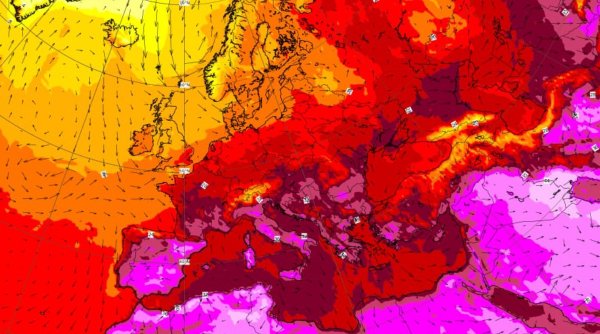 Record termic înregistrat în Europa, astăzi, 19 iulie: Cea mai mare temperatură din 2023, până acum